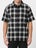 Independent Belmont S/S Flannel Shirt Black/Smoke