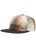 Krooked Double OK Strapback Hat Flannel/Black