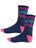 Krooked Eyes Socks Navy/Blue/Magenta