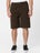 Krooked Eyes Twill Shorts Brown