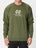 Krooked Two Eyes Fill Crewneck Army
