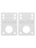 Modus Riser Pads 1/8" White