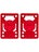 Pig Piles Shock Red Riser Pads 1/8