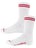 Polar Rib 2 Stripes Socks White/Cherry