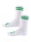 Polar Rib 2 Stripes Socks White/Green