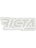 Ricta Logo Outline 6" x 2.375" Sticker White