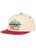Real Pier 7 Snapback Hat Natural/Maroon