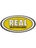 Real Staple Oval Sticker Medium Yellow