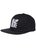 Real Stacked Snapback Hat Black