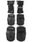 S-One Starter Pad Set Knee/Elbow/Wrist (Ages 3-6) Black