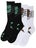 Santa Cruz Vector Contest 2-Pack Socks Black/White