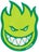 Spitfire Fireball Fill Sticker Small Lime/Green