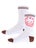 Spitfire Bighead Socks White/Burgundy