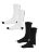 Thrasher Skate and Destroy Socks 2 Pack Black & White