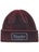 Thunder Script Patch Beanie Black/Red/Silver