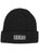 Zero Bold Patch Beanie Black