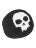 Zero Single Skull Hacky Sack