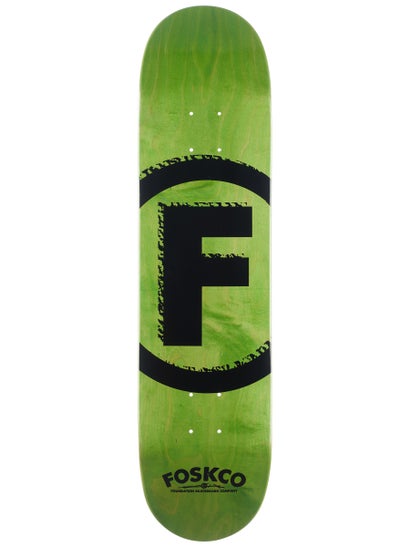 Foundation Skateboards Forks Skateboard Deck - Green main image 1