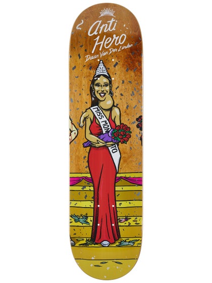 Anti Hero Skateboard Deck Classic Eagle 8.75 - 7-Ply Maple With Black Diamond Griptape