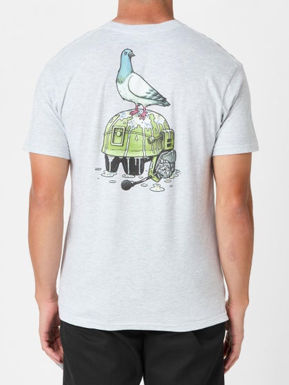 Anti Hero Libertad Ringspun Tee MD Ash Grey 