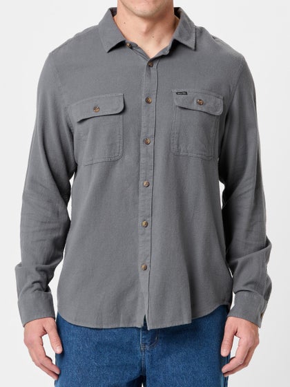 Brixton Bowery LW Flannel LG Future Grey 