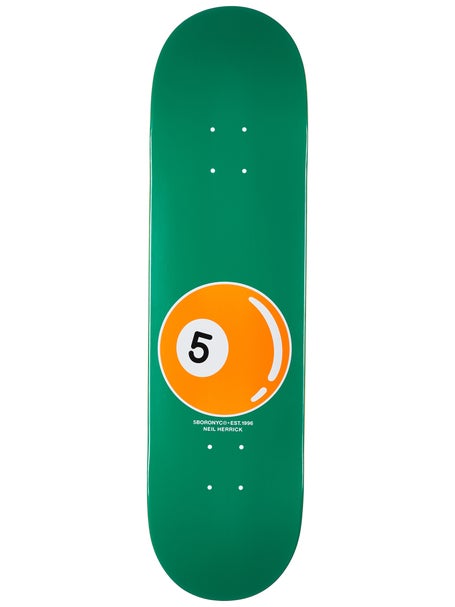 5Boro Neil Herrick 5Ball Green Deck 8.25 x 32