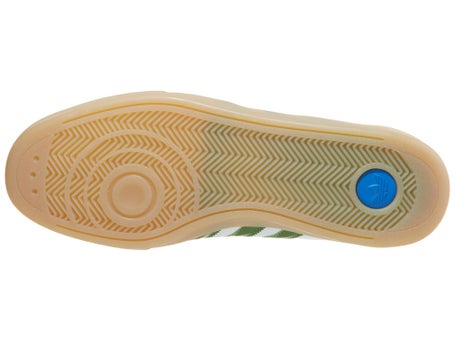 Adidas Glenburn Shoes White/Green/Gum | Skate Warehouse