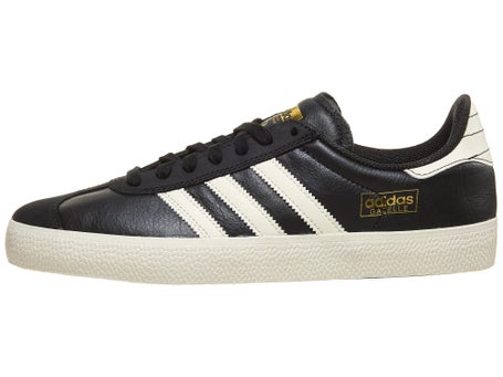 Adidas Gazelle ADV Shoes\Black/Cream White/Gold