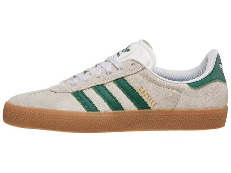 Adidas Gazelle ADV Shoes\White/White/Green