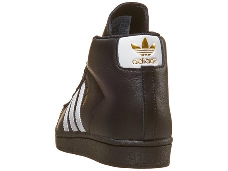 Adidas Pro Model ADV Shoes Black/White/Gold | Skate Warehouse 
