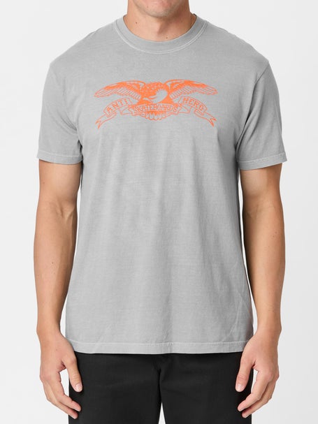Anti Hero Basic Eagle T-Shirt\Granite/Orange
