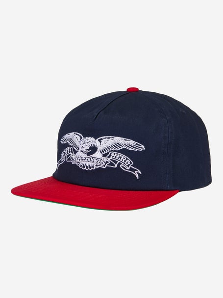 Anti Hero Basic Eagle Snapback Hat\Navy/Red