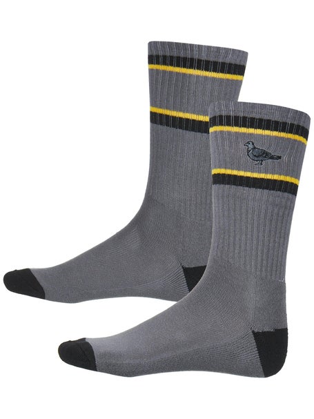 Anti Hero Basic Pigeon Emb Socks\Charcoal