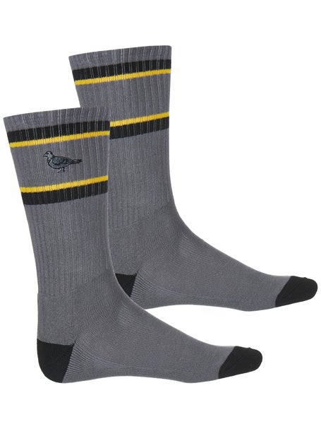 Anti Hero Basic Pigeon Emb Socks\Charcoal