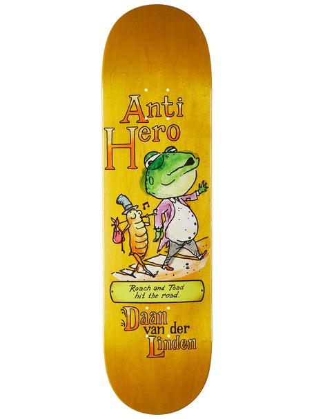 Anti Hero Daan Roach And Toad Deck 8.28 x 31.7