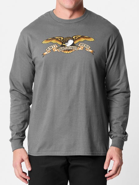 Anti Hero Eagle Longsleeve T-Shirt\Charcoal