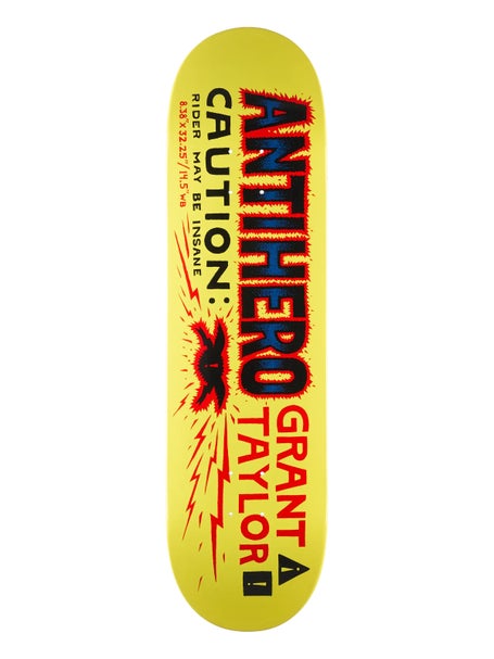 Anti Hero Taylor Caution Deck 8.38 x 32.25