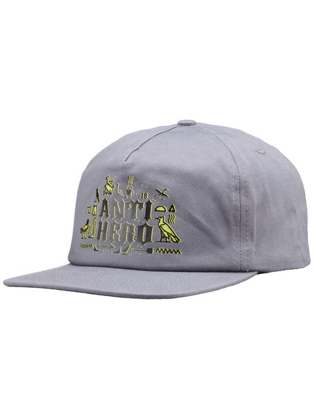 Anti Hero Anti-Hiero Snapback Hat\Charcoal