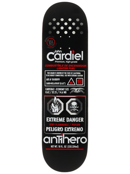 Anti Hero Cardiel Fueled Up Deck 8.62 x 32.3