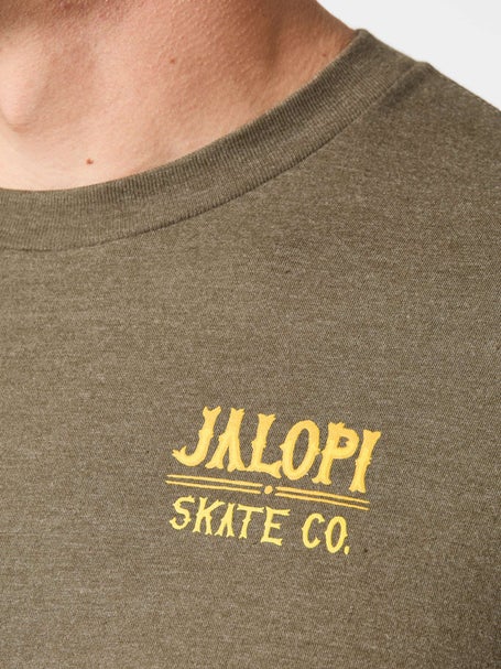 Jalopi Stop Pollution T-Shirt\Heather Army