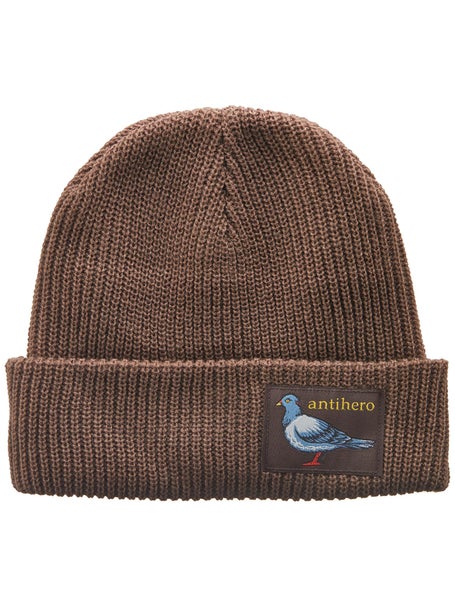 Anti Hero Lil Pigeon Label Cuff Beanie\Brown/Gold