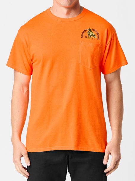Anti Hero Rock Dove Fill Pocket T-Shirt\Safety Orange