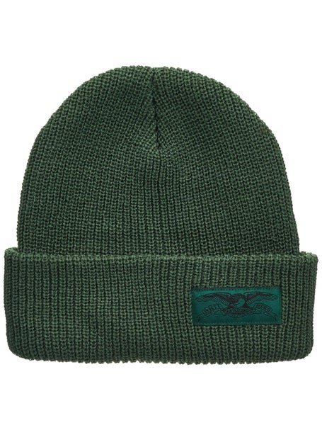 Anti Hero Stock Eagle Label Cuff Beanie\Green/Black