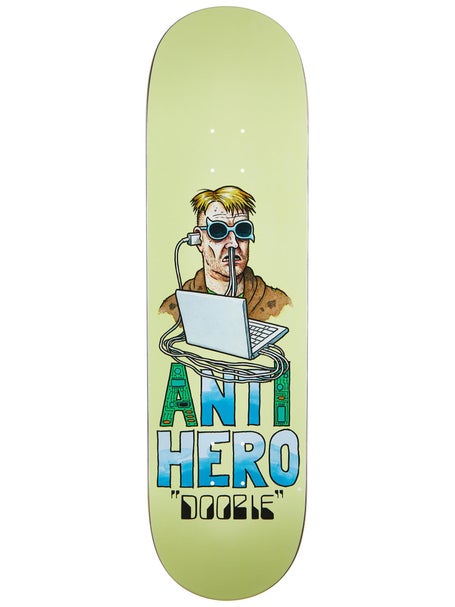 Anti Hero Doobie Anti Intelligence Deck 8.75 x 32.62