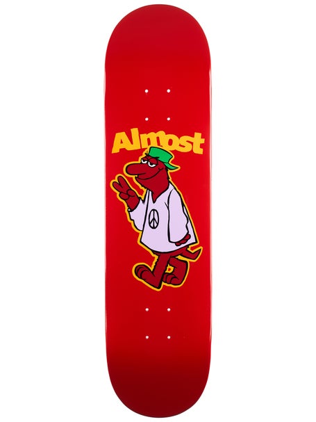 Almost Peace Out Red Deck 8.125 x 31.7