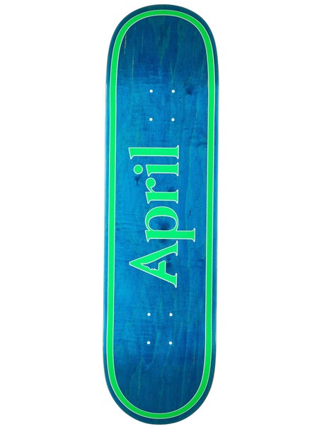 April OG Logo Blue/Green Deck 8.5 x 31.91