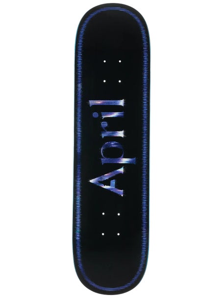 April OG Logo Fractured TWIN TIP Deck 8.25 x 31.92