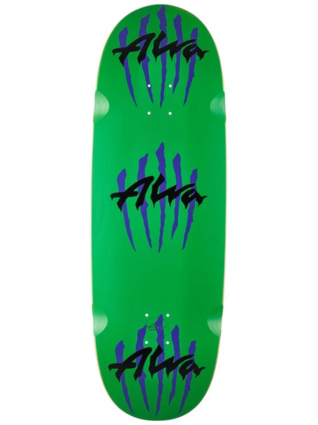 Alva Egg Blue Triple Scratch Deck 10.625 x 33