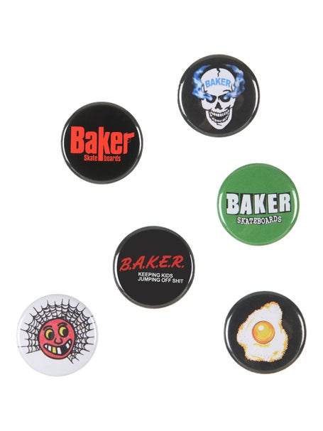 Baker Any Questions Buttons 6 Pack