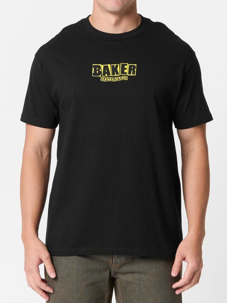 Baker Brand Logo T-Shirt\Black/Yellow